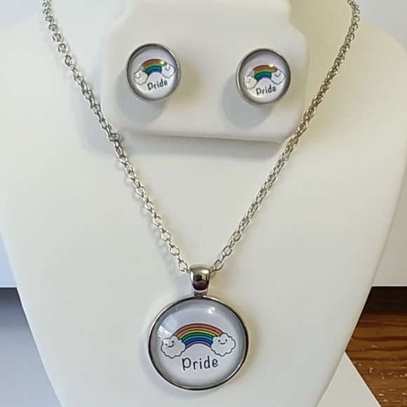 Jewelry - Pride Jewelry Set-Necklace & Earrings
